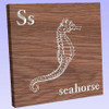 CNC Animal Alphabet Tiles, Letters S-Z