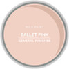 General Finishes Water Based Milk Paint, Ballet Pink, 1 Pint