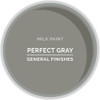 General Finishes Water Based Milk Paint, Perfect Gray, 1 Pint