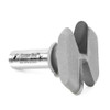 Amana Tool 53810 Carbide Tipped Finger Grip 13/64 x 5/64 R x 1-49/64 D x 53/64 CH x 1/2 Inch SHK Router Bit