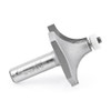 Amana Tool 57141 Carbide Tipped Corner Rounding with Ultra-Glide BB Guide Solid Surface 2 D x 1 Inch CH x 3/4 R x 1/2 SHK Router Bit