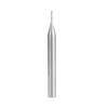 Amana Tool 46510 Solid Carbide Double Flute Up-Cut Ball Nose Spiral 1/32 R x 1/16 D x 1/4 CH x 1/4 SHK x 2-1/2 Inch Long Router Bit