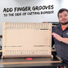 Cutting Board Finger Hold Jig CNC Plans, Downloadable and Customizable