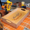 Thankful Serving Tray CNC Plans, Downloadable and Customizable