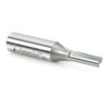 Amana Tool 45408 Borda de Corte de Metal Duro Reta Plunge High Production 1/4 D x 3/4 CH x 1/2 SHK x 2-1/2 Inch Long Router Bit