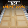 FREE MDF Simulated Shaker Style Door CNC Plans, Downloadable and Customizable by ToolsToday