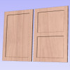 Planos CNC GRATUITOS de puertas de MDF estilo Shaker simuladas, descargables y personalizables por ToolsToday