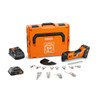 FEIN 71293762090 NEW AmpShare MultiMaster AMM700 1.7Q Kit AS, Cordless Oscillating Multi-Tool with 2x 4 Ah Procore Batteries, Charger, and AG Accessory Kit in L-Box