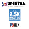 5-Pack SC Spektra Extreme Tool Life Coated V-Groove 90 Deg