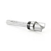 Amana Tool 45481 Carbide Tipped Flush Trim Plunge Template 1/2 D x 3/8 CH x 1/4 Inch SHK w/ Upper Ball Bearing Router Bit