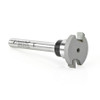 Amana Tool 45663 Carbide Tipped Flooring Straight Dedicated Cutter .894 D x 4.5mm CH x 1/4 Inch SHK Router Bit w/ Upper BB