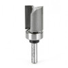 Amana Tool 45464 Carbide Tipped Flush Trim Plunge Template 3/4 D x 1 Inch CH x 1/4 SHK w/ Upper Ball Bearing Router Bit