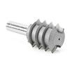 Amana Tool 45790 Carbide Tipped V Joint 80 Deg x 1-3/8 D x 1-37/64 CH x 1/2 Inch SHK Router Bit