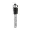 Timberline 190-22 Carbide Tipped Flush Trim 1/2 D x 1/2 CH x 1/4 SHK x 2-1/4 Inch Long Router Bit w/ Lower Ball Bearing