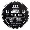 AGE MD10-601R Carbide Tipped Plywood & Laminate Armormax-Coated 10 Inch D x 60T, TCG, 6 Deg, 5/8 Bore Circular Saw Blade