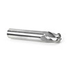 Amana Tool 46446 SC Up-Cut Spiral Ball Nose 1/4 R x 1/2 D x 3/4 CH x 1/2 SHK x 3 Inch Long x 4 Flute Router Bit with High Mirror Finish