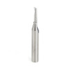 Amana Tool 51454 CNC SC Spiral O Single Flute, Aluminum Cutting 1/8 D x 1/2 CH x 1/4 SHK x 2 Inch Long Up-Cut Router Bit com acabamento espelhado