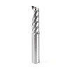 Amana Tool 51489 CNC SC Spiral O Single Flute, Aluminum Cutting 1/2 D x 1-5/8 CH x 1/2 SHK x 3-1/2 Inch Long Up-Cut Router Bit with Mirror Finish