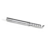 Amana Tool 51444 CNC SC Spiral O Single Flute, Plastic Cutting 1/4 D x 7/8 CH x 1/4 SHK x 2-1/2 Inch Long Up-Cut Router Bit with Mirror Finish