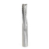 Amana Tool 46223 Solid Carbide Roughing Spiral 3 Flute Chipbreaker 3/8 Dia x 1-1/4 Cut Height x 3/8 Shank x 3 Inch Long Down-Cut Router Bit