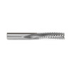 Amana Tool 46223 Solid Carbide Roughing Spiral 3 Flute Chipbreaker 3/8 Dia x 1-1/4 Cut Height x 3/8 Shank x 3 Inch Long Down-Cut Router Bit