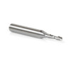 Amana Tool 46369 Solid Carbide Double Flute Up-Cut Ball Nose Spiral 1/16 R x 1/8 D x 1/2 CH x 1/4 SHK x 2 Inch Long Router Bit