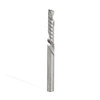 Amana Tool 51507 CNC SC Spiral O Single Flute, Plastic Cutting 1/4 D x 1-1/4 CH x 1/4 SHK x 3 Inch Long Down-Cut Router Bit with Mirror Finish