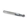 Amana Tool 51652 CNC Solid Carbide 90 Deg V Spiral with AlTiN Coating for Steel & Stainless Steel 1/4 D x 3/4 CH x 1/4 SHK x 2-1/2 Inch Long Up-Cut Drill/Router Bit/End Mill