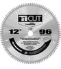 Timberline 12096-30 Carbide Tipped Ti-Cut Non-Ferrous Aluminum 12 Inch D x 96T TCG, -5 Deg, 30MM Bore, Circular Saw Blade