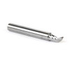 Amana Tool 51425 CNC SC Spiral O Single Flute, Plastic Cutting 1/4 D x 3/8 CH x 1/4 SHK x 2 Inch Long Up-Cut Router Bit with Mirror Finish