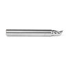 Amana Tool 51425 CNC SC Spiral O Single Flute, Plastic Cutting 1/4 D x 3/8 CH x 1/4 SHK x 2 Inch Long Up-Cut Router Bit with Mirror Finish