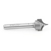 Amana Tool 56128 Carbide Tipped Point Cutting Roundover 19/64 R x 19/32 D x 1/2 CH x 1/4 SHK x 2-9/64 Inch Long Router Bit for Beadboards