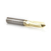 Amana Tool 45612 Zero-Point Solid Carbide V Groove 90 Deg x 1/4 D x 3/4 CH x 1/4 Inch SHK ZrN Coated Router Bit