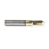 Amana Tool 45614 Zero-Point Solid Carbide V Groove 90 Deg x 3/8 D x 3/4 CH x 3/8 Inch SHK ZrN Coated Router Bit