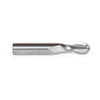 Amana Tool 46458 Solid Carbide Up-Cut Spiral Ball Nose 6 Radius x 12 Dia x 29 Cut Height x 12 Shank x 75mm Long x 2 Flute Metric Router Bit with High Mirror Finish