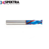 Amana Tool 46367-K CNC SC Spektra Extreme Tool Life Coated Mortise Compression Spiral 3/8 D x 7/8 CH 3/8 SHK 3 Inch Long 2 Flute Router Bit