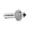 Amana Tool 54124 Carbide Tipped Ogee 5/32 R x 1-1/8 D x 1/2 CH x 1/2 Inch SHK w/ Lower Ball Bearing Router Bit