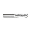 Amana Tool 46387 Solid Carbide Double Flute Up-Cut Ball Nose Spiral 3/8 R x 3/4 D x 2-1/2 CH x 3/4 SHK x 5 Inch Long Router Bit