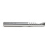 Amana Tool 51643 CNC SC Spiral O Single Flute, Aluminum Cutting 3/8 D x 1-3/8 CH x 3/8 SHK x 3-1/2 Inch Long Up-Cut Router Bit with Mirror Finish