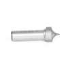 Amana Tool 56129 Carbide Tipped Point Cutting Roundover 3/8 R x 3/4 D x 5/8 CH x 1/2 SHK x 2 Inch Long Router Bit for Beadboards