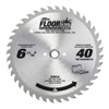 Floor King 65044 Comparable to Crain 836, 6-11/16 D x 40 Teeth x 12.2mm Concave Bore x ATB Grind Designed for 835 Jamb/Undercut Saws, Carbide Tipped Saw Blade