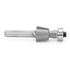 Amana Tool 47210 Carbide Tipped Special Bevel Trim 8 Deg Angle x 5/8 D x 1/4 CH x 1/4 Inch SHK w/ Lower Ball Bearing Router Bit