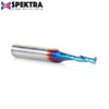 Amana Tool 46100-K SC Spektra Extreme Tool Life Coated Spiral Plunge 1/8 Dia x 1/2 CH x 1/4 SHK 2 Inch Long Up-Cut Router Bit