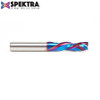 Amana Tool 46010-K CNC SC Spektra Extreme Tool Life Coated Compression Spiral 3/8 D x 1-1/8 CH x 3/8 SHK x 3 Inch Long 3 Flute Router Bit