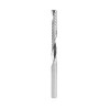 Amana Tool 51646 CNC SC Spiral O Single Flute, Plastic Cutting 1/4 D x 2-1/4 CH x 1/4 SHK x 3-3/4 Inch Long Up-Cut Router Bit with Mirror Finish