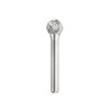 Amana Tool BURS-158 Ball Shape SC Head 1/2 D x 7/16 CH x 1/4 SHK x 2-1/4 Inch Long Double Cut SD Burr Bit