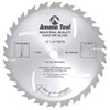 Amana Tool RB1224 Carbide Tipped Euro Rip With Cooling Slots 12 Inch D x 24T FT, 18 Deg, 1 Inch Bore, Circular Saw Blade