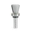 Amana Tool 57142 Carbide Tipped Solid Surface Top Mount Bowl 14 Deg Angle x 1-1/8 Inch D x 1 CH x 1/2 SHK Router Bit