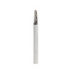 Amana Tool BURS-210 Radius Cone Shape SC 1/8 D x 3/8 CH x 1/8 SHK x 1-1/2 Inch Long Double Cut SL Burr Bit