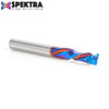 Amana 공구 46170-K CNC SC Spektra 익스트림 공구 수명 코팅 압축 나선형 1/4 D x 7/8 CH x 1/4 SHK x 2-1/2 인치 길이 2 플루트 라우터 비트